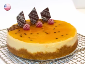 Cheesecake Maracuyá mediano delivery | Receta Cheesecake con horno