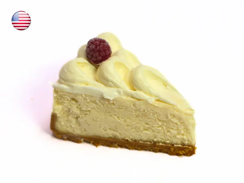 Cheesecake New York tajada delivery | Receta Cheesecake con horno