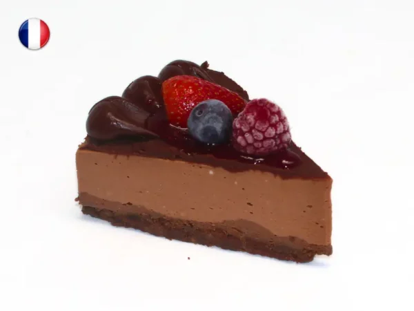 Mousse Chocolate y Frutos del bosque tajada delivery | Receta Cheesecake Original