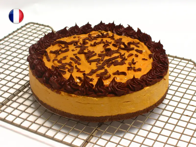 Mousse Lúcuma y chocolate mediano a domicilio | Cheesecake sin horno