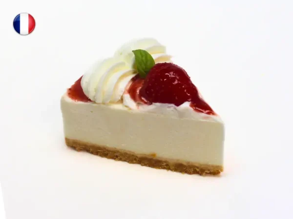 Mousse de vainilla y Fresas tajada a domicilio | Cheesecake Original