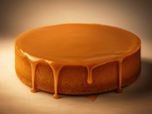 Tarta de Queso con Dulce de Leche